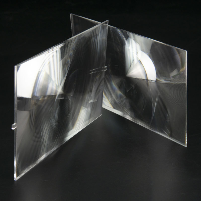 3.5 4 5.8 7寸菲涅尔投影仪镜片 高清细螺纹亚克力 自制投影机