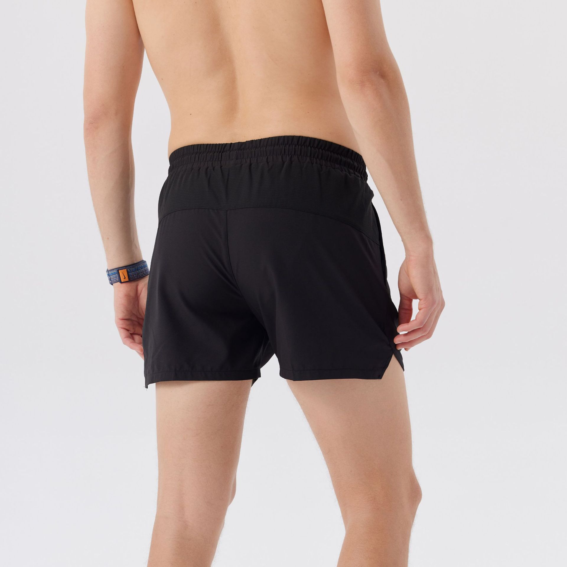 Pantalones cortos de correr de maratón para hombres correa de tres puntos para revestimiento de pantalones de doble capa de ropa deportiva al aire libre pantalones rápidos