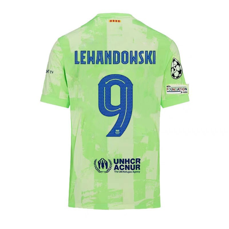 2425 チェルシー パリ ホーム アウェイ ファン 9番 レヴァンドフスキー 19番 アマール ガヴィ ペデリ サッカーユニフォーム|undefined