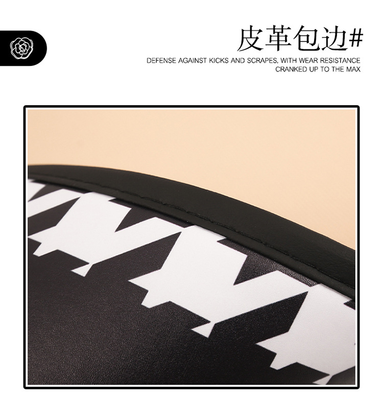 Car Anti-Kick Pad, Kidsren's Seat Back Anti-Kick Pad, Small Fragrant Camellia Rear Seat Anti-Fouling Pad, Anti-Kick and Anti-Scratch Pad