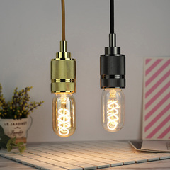Retro Edison Bulb T45 Dual Helix Gold Transparent Dimmable LED Soft Filament Home Lighting Decorative Bulb