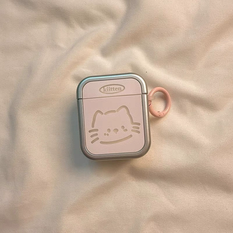 Корейская милый кот и собака подходящие корпус наушников AirPods4 пара синего цвета 3-е поколение AirPods Pro 2