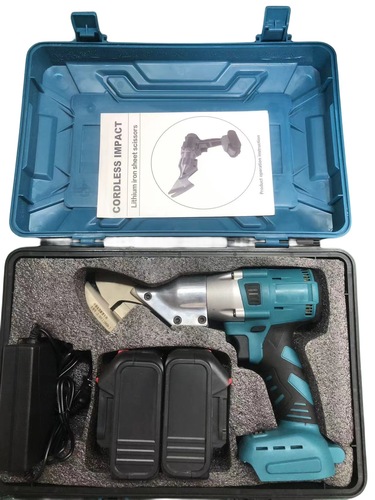 Lithium Battery Brushless Steel Tape Shears Industrial Electric Shears Charging Handheld High-Speed Color Steel and Stainless Steel Shears