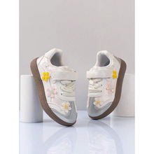 J 13869 Flower print kids' sneakers ����ʱ�ж�ͯ��ѵЬ