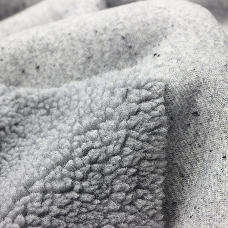 黑点白点彩点纱羊羔绒涤棉仿毛皮加厚舒棉绒颗粒绒泰迪绒羊羔绒布