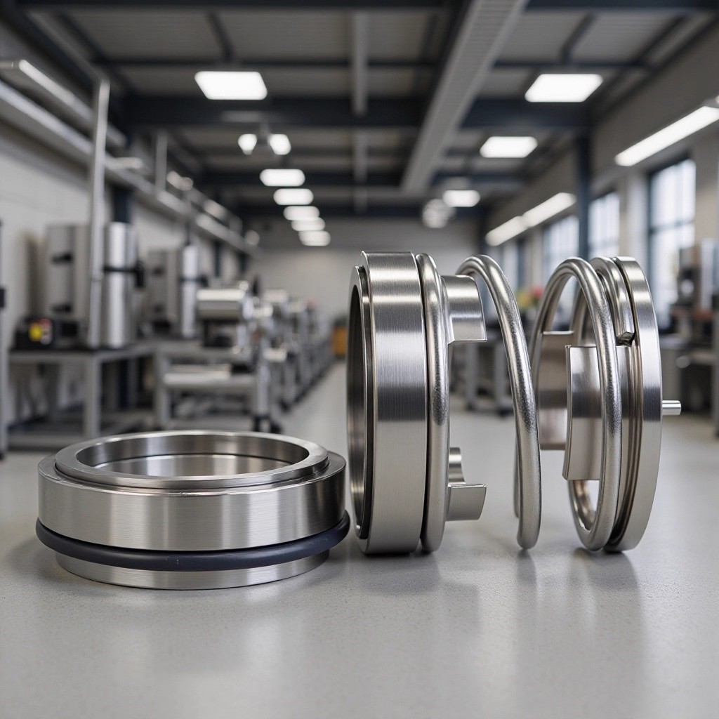 机械密封113-25/30/35/40/45/50/55/60全合金不锈钢氟胶机械密封