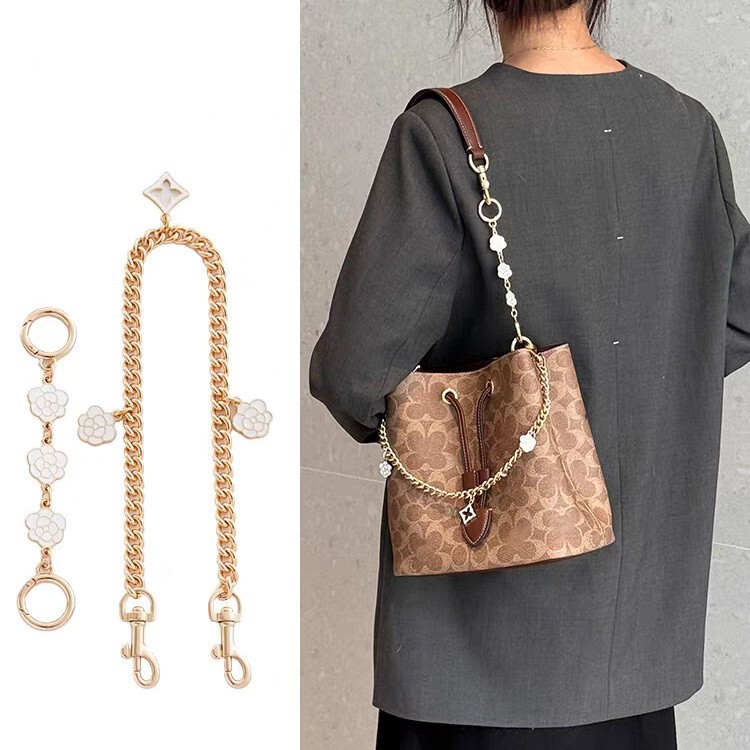 Wholesale Suitable for Kuchi Rowan22 Extension Chain Bucket Bag Shoulder Strap Extension Decorative Chain Modification Women's Accessories