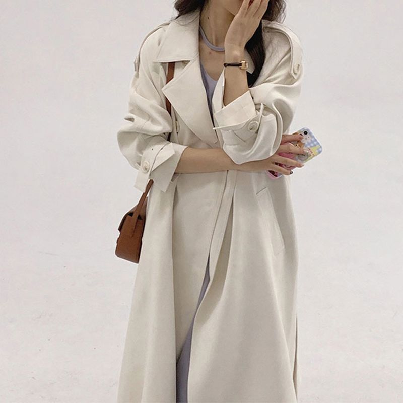 New Chinese-style Tench Women, Autumn 2025, New Koean Chic Style, Mid-length Fo Petite Figues, Popula Coat This_ecoleips.com