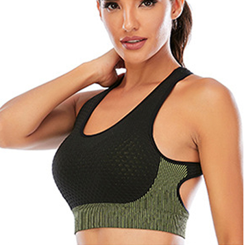 lulu瑜伽运动文胸跑步健身性感美背运动内衣外穿一片式瑜伽文胸女
