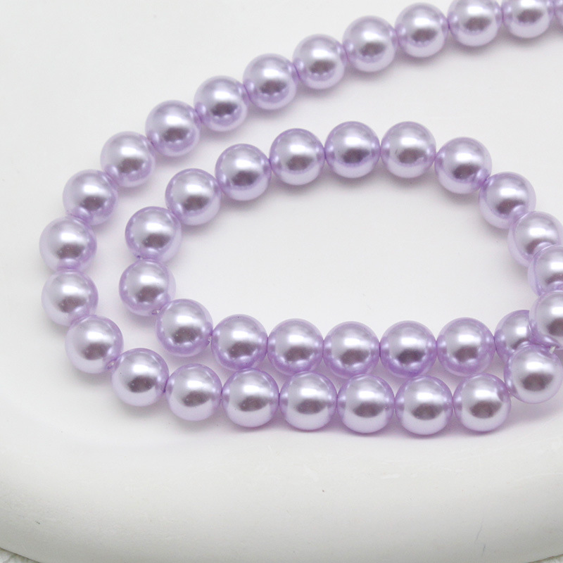 Shijia Pearl de vidrio de perlas de dopamina de color serie de cuentas didiy pulseras collares accesorios image 5