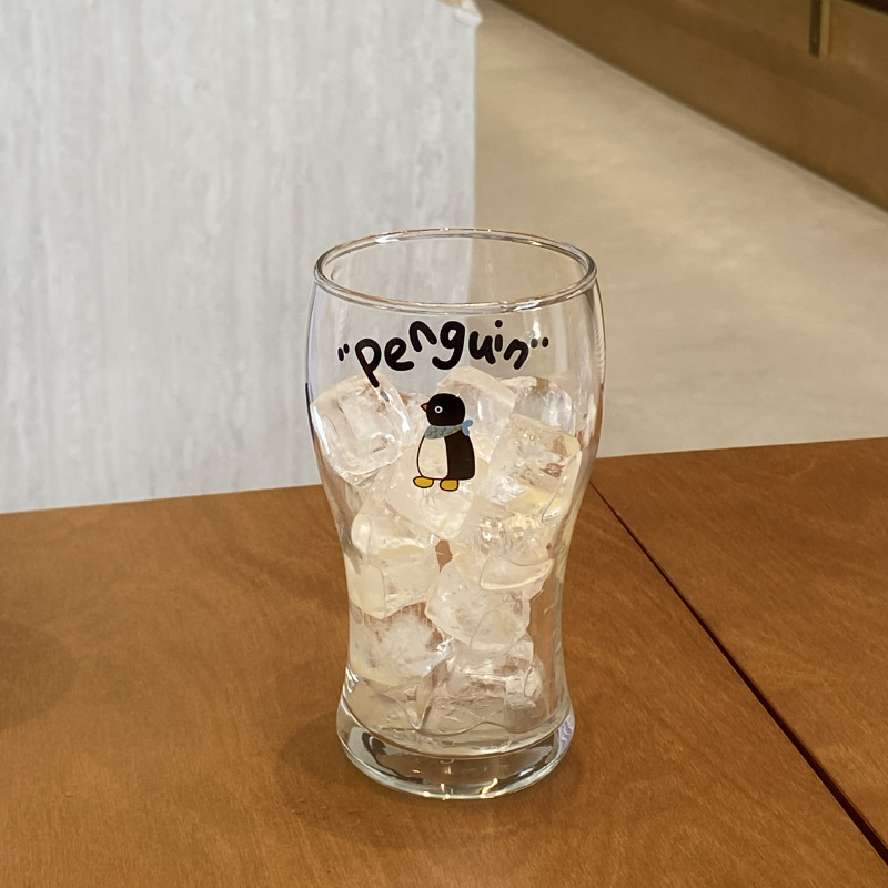忙しい自家製かわいいペンギンジュースカップ夏insレトロなビールマグ大容量コールドカップ|undefined