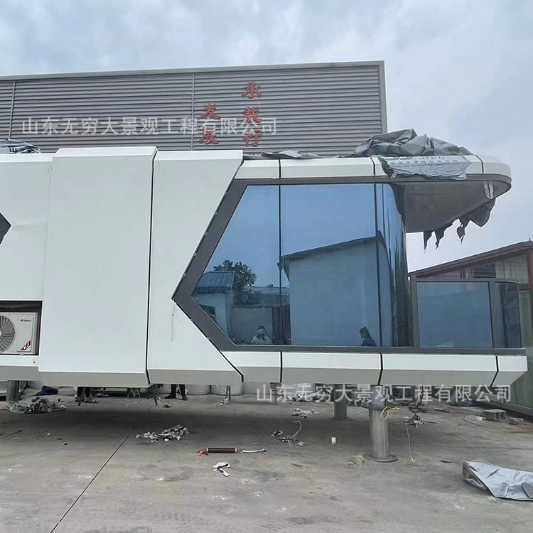 Campamento escénico al aire libre destacado B & B cabina móvil Cabina estrellada Sky View cabina inteligente Casa nueva