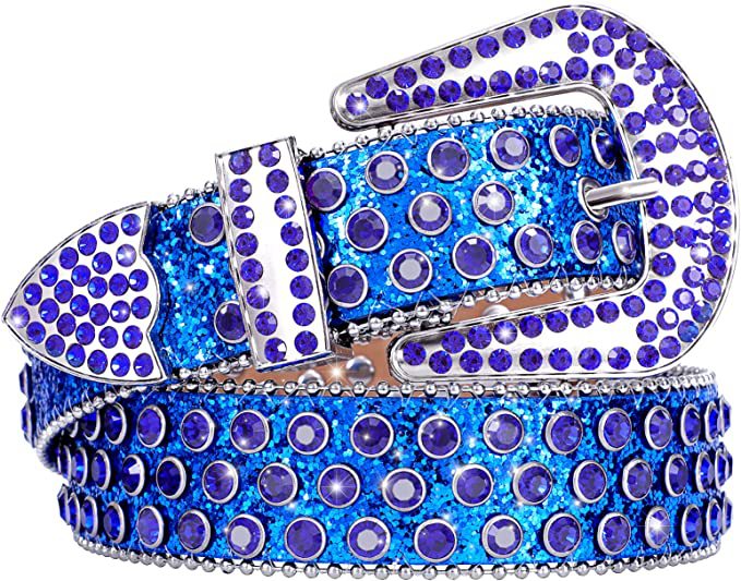 Cinturón de las mujeres remache aleación rhinestone diamante pin hebilla conjunto de tres piezas punk estilo europeo y americano hip hop moda caliente al por mayor