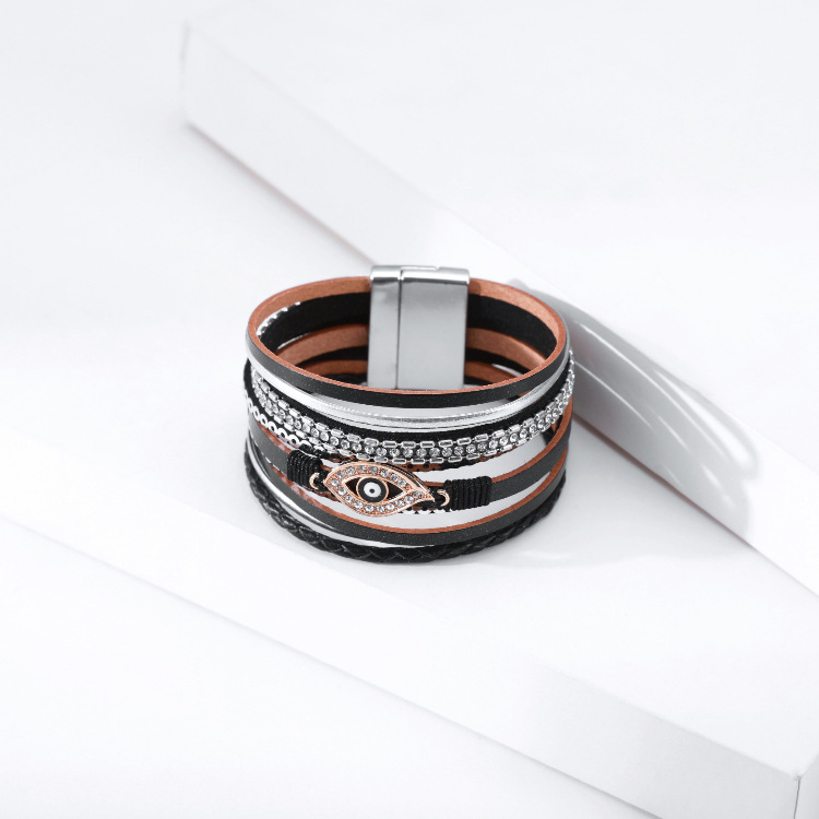 wholesale jewelry wide-brimmed eye shape bracelet Nihaojewelry