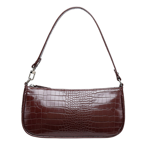 Women's  Summer New Crocodile Print Crossbody Bag, Versatile Retro Shoulder Bag, Noble Lady Handbag