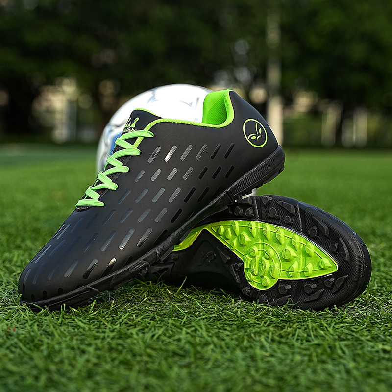 2023 nuevos zapatos de fútbol para adultos para niños uñas rotas tf entrenamiento juvenil para niños niñas estudiantes de escuela primaria entrenamiento de velcro