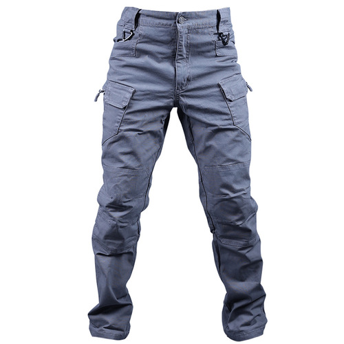 Angken Chunqiu IX7 men's elastic loose military outdoor sports training pants straight overalls tactical pants