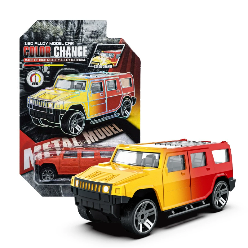 Changyang алюминиевая модель машины 1:64 - гоночная игрушка для мальчиков с термометром, металлический набор