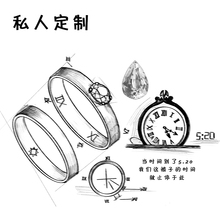 �Ʒ���18K���S���y��ָ95�y��H����DIY���Ƕ���ָ߶˶���