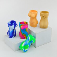 创意硅胶杯美女奶茶杯人体模形杯硅胶艺术杯比基尼啤酒杯可印LOGO