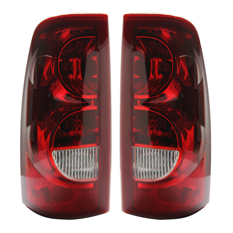 Aplicable a Chevrolet 03 - 06 Silverado luz trasera original Solod halógeno modelo de borde rojo