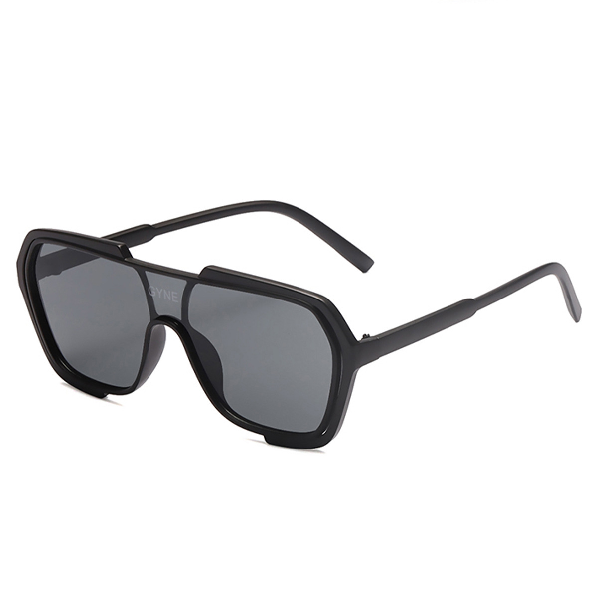 2022 Nuevo Marco grande gafas de sol de una pieza de moda punk gafas de sol de las mujeres gafas integradas gafas de sol europeas y americanas