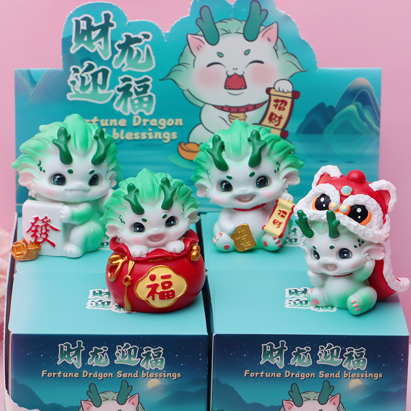 80109 Cailong Yingfu Blind Box [4 Pack]