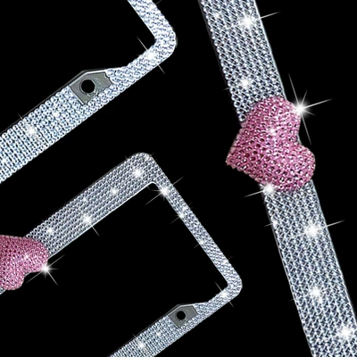 Diamond License Plate Frame Foreign Trade | License plate holder/license plate holder