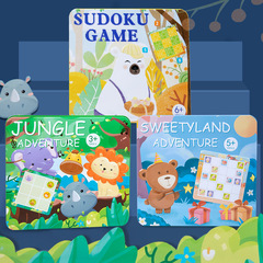 子供の早教鉄箱磁気思考シーン数独ゲーム赤ちゃん論理思考訓練テーブルゲーム知育玩具