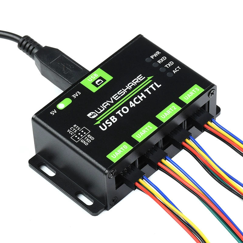 Industrial-grade USB to 4th Road TTL converter UART general serial communication compatible multi-system
