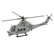 1107pcs����ƴװ��ľ��װMOC-141242���� UH-1Y ��Һֱ����