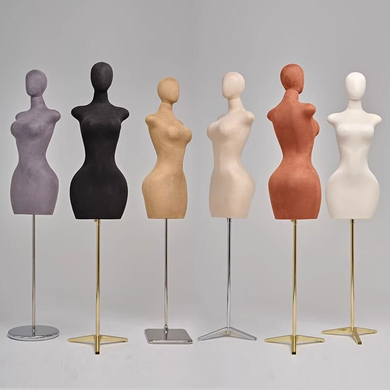 Pin medio cuerpo modelo de tamaño grande europeo y americano accesorios tienda de ropa femenina para ampliar la ventana maniquí estante de exhibición image 2