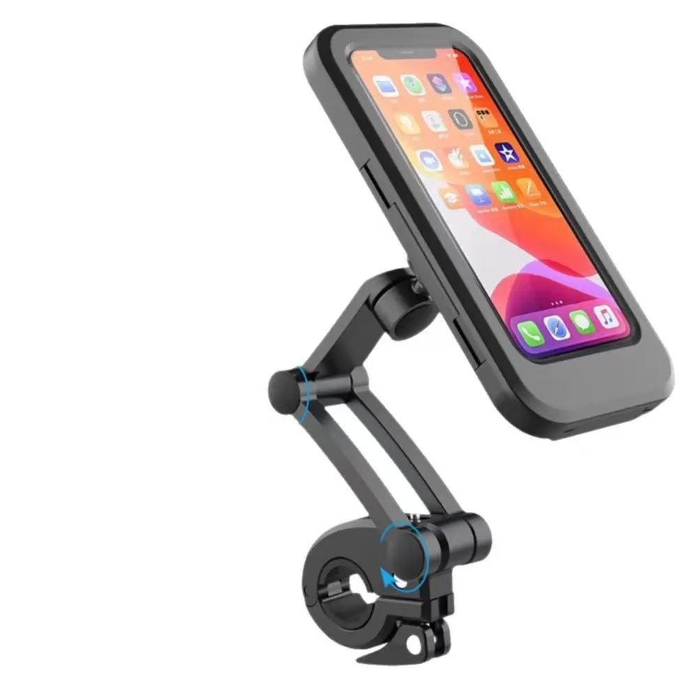 Vehículo eléctrico a prueba de agua soporte de teléfono celular 2025 nueva batería motocicleta soporte de teléfono celular para llevar piloto navegación a prueba de lluvia image 6