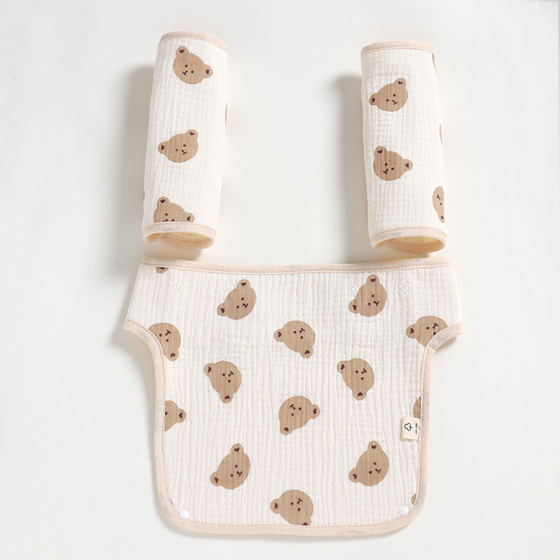 Cintura taburete bebé babero fábrica al por mayor bebé Correa bebé cuatro estaciones bebé comiendo funda babero