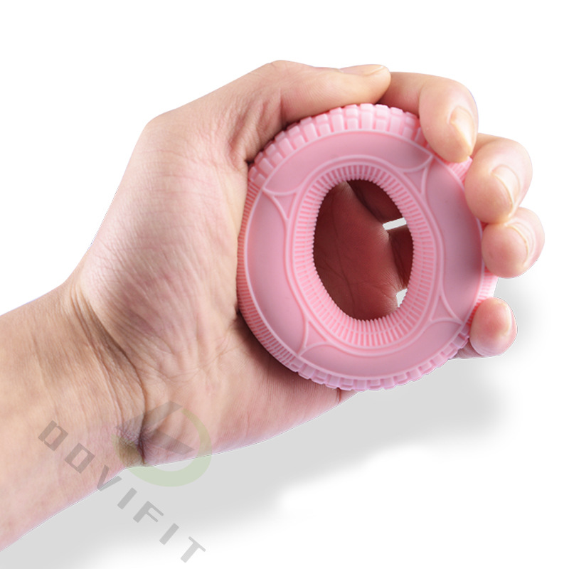 Doble fuerza de agarre de silicona dedo entrenamiento de rehabilitación dedo fuerza dispositivo hogar equipo de fitness anillo de agarre
