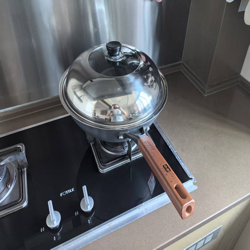 딥질소 7호 32cm 평바닥 + 스테인리스 조합뚜껑