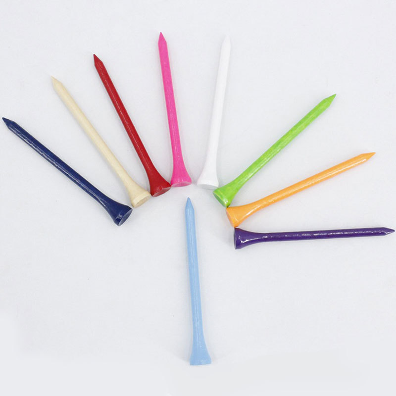 Venta caliente transfronteriza de uñas de golf de madera de protección del medio ambiente Tee Golf suministros fábrica al por mayor