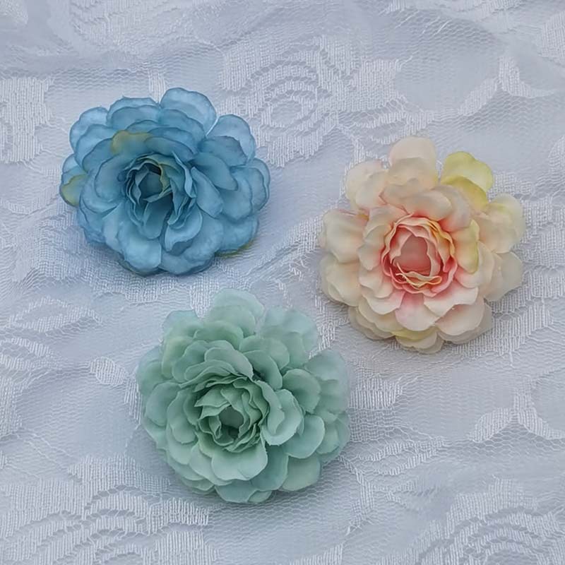 Ancient-style Song Dynasty Hanfu Ming Dynasty headwear Tang-style azalea silk flower hair clip sweet accessories, super fairy-like rochequilt hair accessories set