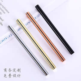 厂家现货金属签字笔金箍棒铜笔中性笔签字笔 金属笔刻字定制logo