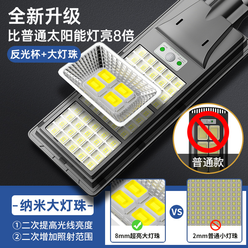 工事代金太陽エネルギー屋外庭園灯防水誘導照明灯が家庭用新農村一体化街灯を爆発させた
