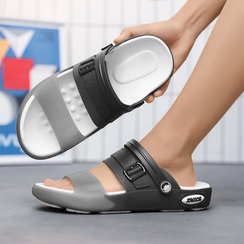 Slippers Men's Summer Outer Wear Non-slip Soft Bottom Seaside Beach Sports Sandals Men's Driving Dual-use Casual Sandals Slippers Men's Summer Outer Wear Non-slip Soft Bottom Seaside Beach Sports Sandals Men's Driving Dual-use Casual Sandals