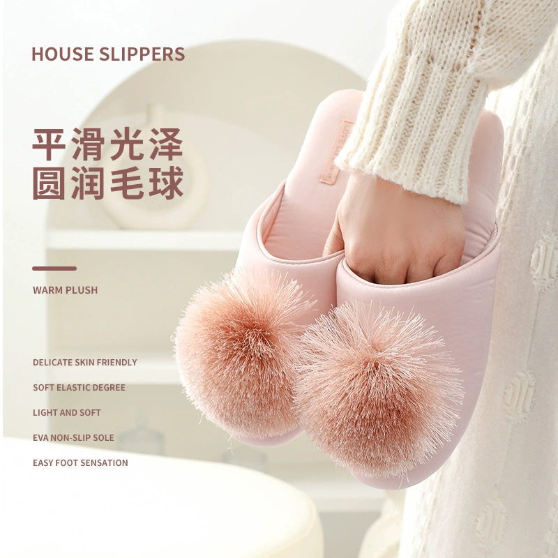 Весенние и осенние тонкие хлопчатобумажные тапочки женские интерьерные дома мягкие подошвы бесшумные