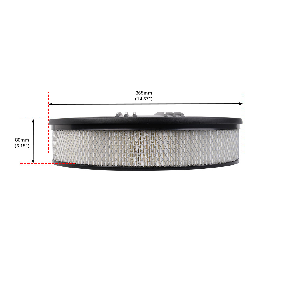 Car modified air filter 14X 3inch full-flap half-flap filter full-fin air purifier cross-border