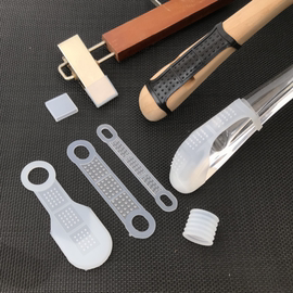 衣架防滑贴条服装店亚克力衣架防滑套硅胶木衣架防滑条防滑垫裤夹