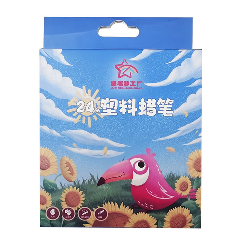 Non-dirty hand crayons for kindergarten special washable children's oil pastels triangle plastic crayons art coloring brushes