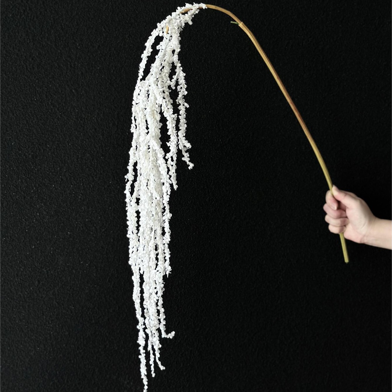 Flores falsas blancas Flores artificiales Flores para bodas Auditorio de bodas Decoración del hotel Techo artificial Flores artificiales Flores falsas