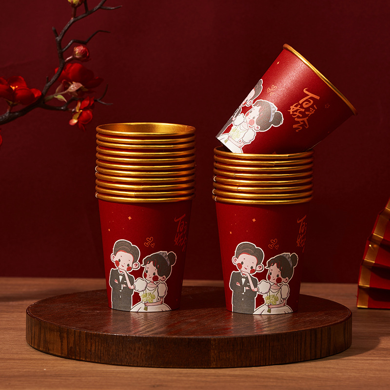 Gold foil cup-a hundred years of good cooperation