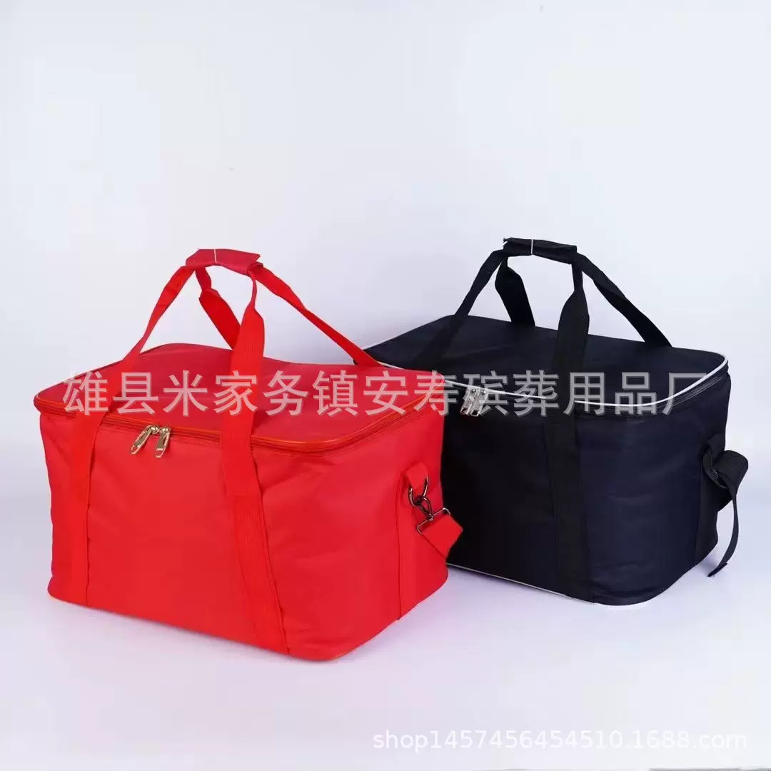 新款加厚布骨灰盒手提包 骨灰盒运输包 高档骨灰盒收纳包殡葬用品