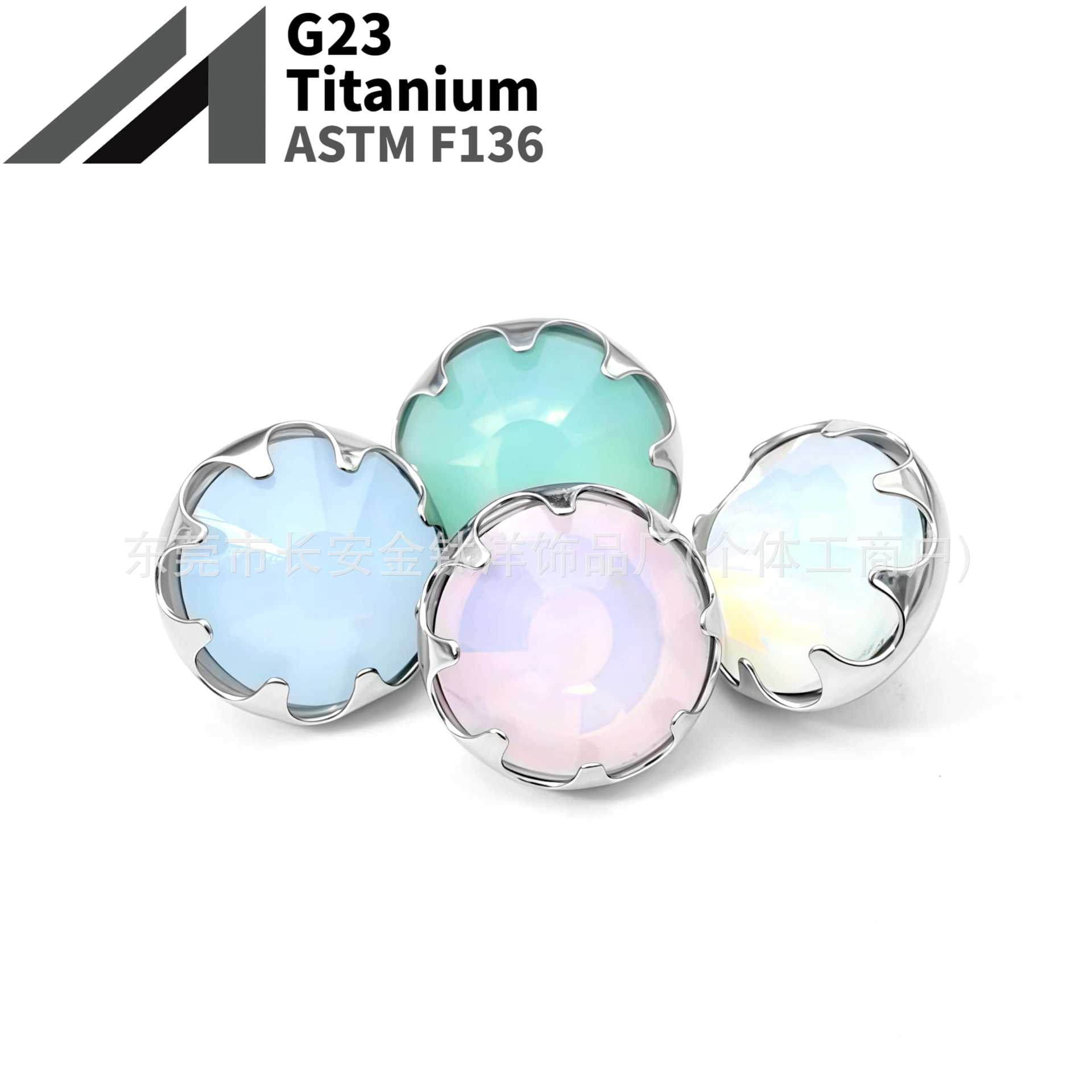 16G labret stud size and finish detail