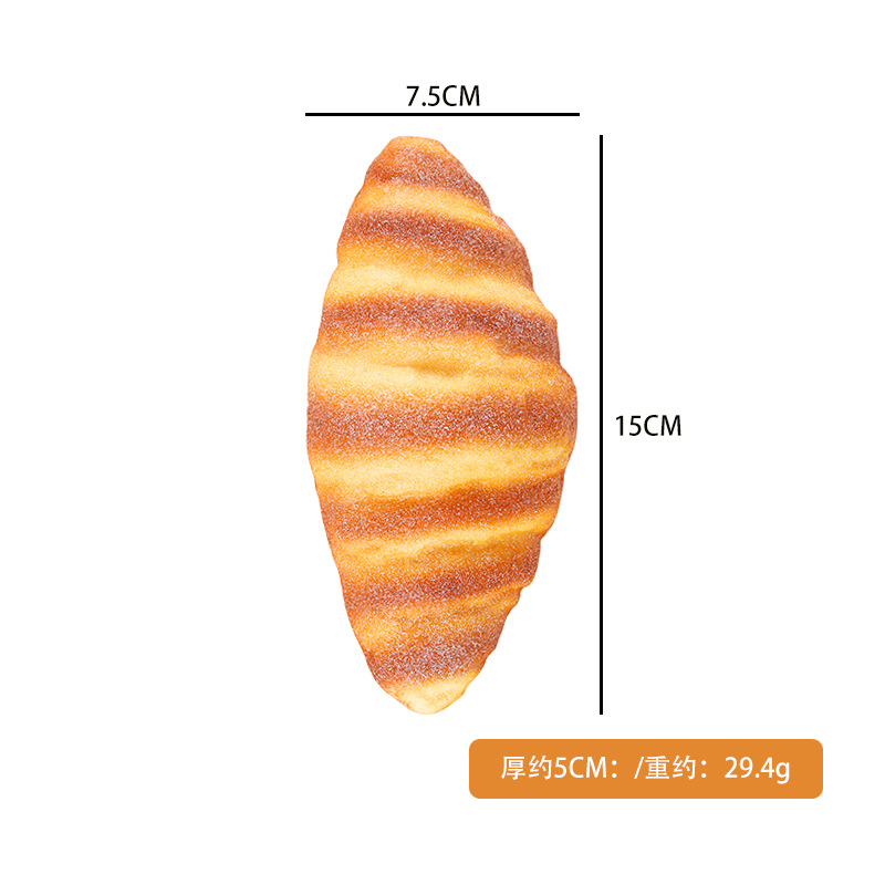 Entrega de una sola pieza PU falso pan decoración de la boda modelo de decoración de la habitación accesorios largo francés palo modelo de simulación de pan